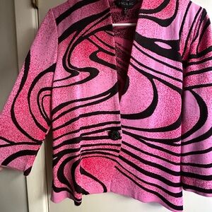 Pink and Black Women's Jacket